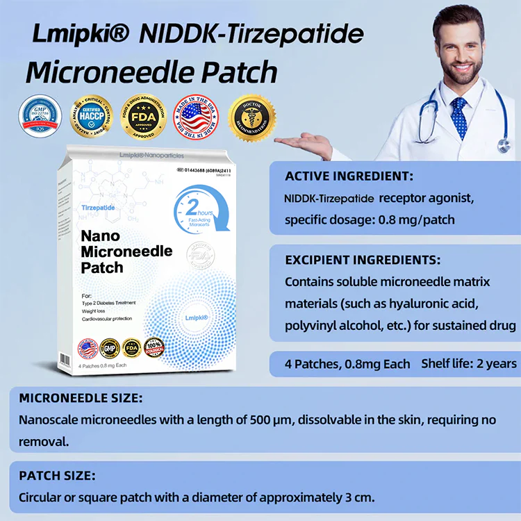 [Lmipki® Official Store】✨𝐍𝐚𝐧𝐨 𝐌𝐢𝐜𝐫𝐨𝐧𝐞𝐞𝐝𝐥𝐞 𝐏𝐚𝐭𝐜𝐡 𝐰𝐢𝐭𝐡 𝐒𝐌𝐆𝐓-𝐆𝐋𝐏-𝟏&𝐌𝐚𝐭𝐫𝐢𝐱𝐲丨𝟑𝟎𝟎𝟎-𝐒𝐥𝐢𝐦𝐦𝐢𝐧𝐠, 𝐒𝐤𝐢𝐧 𝐓𝐢𝐠𝐡𝐭𝐞𝐧𝐢𝐧𝐠, 𝐁𝐥𝐨𝐨𝐝 𝐒𝐮𝐠𝐚𝐫 𝐒𝐮𝐩𝐩𝐨𝐫𝐭, 𝐍𝐨 𝐈𝐧𝐣𝐞𝐜𝐭𝐢𝐨𝐧, 𝟕-𝐃𝐚𝐲 𝐑𝐞𝐬𝐮𝐥𝐭